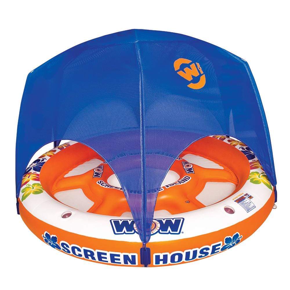 WOW World Of Watersports Not Qualified for Free Shipping WOW Watersports Screenhouse Island 6-Person Float #21-2090
