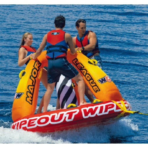 WOW World of Watersports Qualifies for Free Shipping WOW Wipeout 3-Person Standing Towable #22-WTO-3965