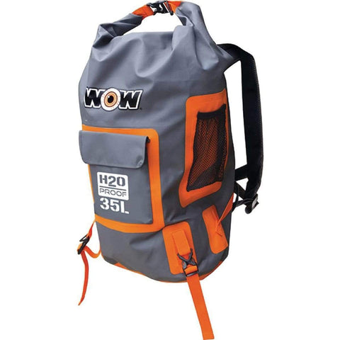 WOW World of Watersports Qualifies for Free Shipping WOW World of Watersports Backpack H2o Proof Dry Bag Orange #18-5110O