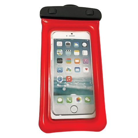 WOW World of Watersports Waterproof Phone Holder 4" 8" Red #18-5000R
