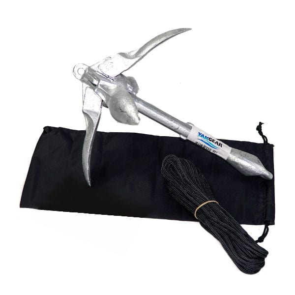 YakGear Qualifies for Free Shipping YakGear Anchor In A Bag 3.3 lb Grapnel Anchor #AB3