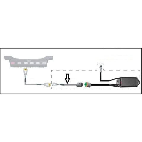 Yamaha Qualifies for Free Shipping Yamaha 6" NMEA 2000 AGI and Helm Master Adapter #6Y9-83553-50-00