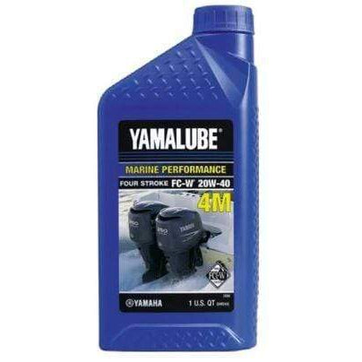 Yamaha Not Qualified for Free Shipping Yamaha Quart 20w-40 4-Stroke Outboard Engine Oil #LUB-20W40-FC-12